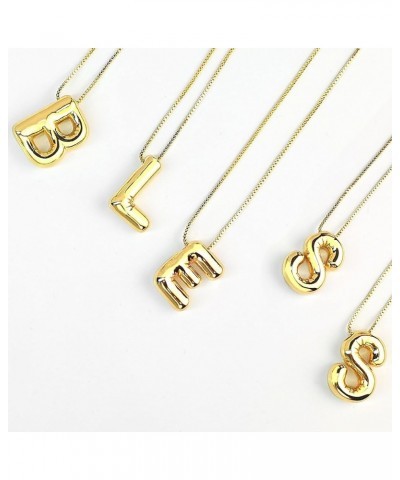 Womens Fashion Initial Necklace, Dainty Letter Necklace Gold Pendant Necklace for Women Girls Trendy S Gold $7.94 Necklaces