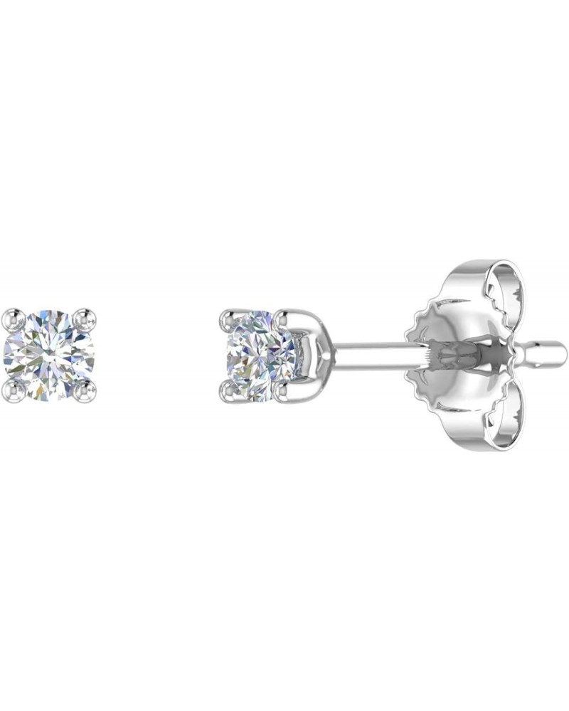 1/10 Carat Diamond Stud Earrings in 14K Gold White Gold $41.65 Earrings