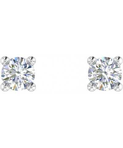 1/10 Carat Diamond Stud Earrings in 14K Gold White Gold $41.65 Earrings