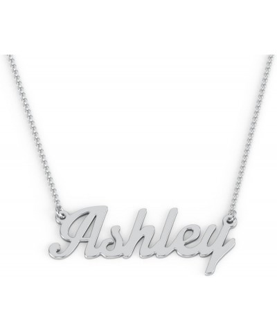 Sterling Silver Personalized Name Necklace in Glamorous Font by JEWLR… 16.0 Inches Sterling Silver $37.00 Necklaces