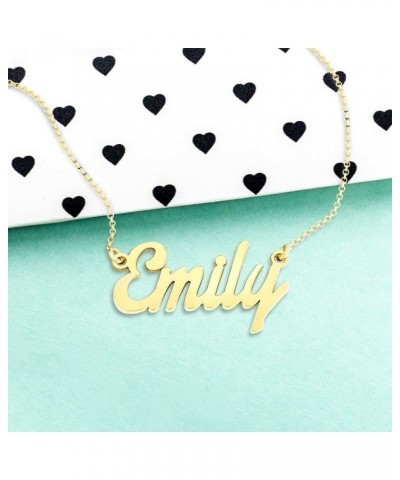 Sterling Silver Personalized Name Necklace in Glamorous Font by JEWLR… 16.0 Inches Sterling Silver $37.00 Necklaces