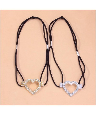 Rhinestone Heart Leg Chain Elasticity Rhinestone Thigh Leg Chain Crystal Thigh Chain Rhinestone Body Chain Thigh Chain Jewelr...