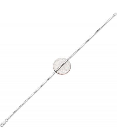 1mm-4mm Solid .925 Sterling Silver Square Box Chain Necklace or Bracelet 8.0 Inches 2.3mm Bracelet $30.75 Necklaces