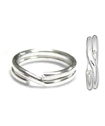 20 pcs Sterling Silver .925 Round Split Jump Rings Wire 6mm for Charm Connector 40pcs $11.00 Body Jewelry