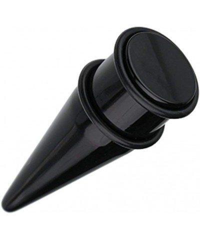 Basic Shorty UV Acrylic Ear Stretching Taper 14 GA (1.6mm), Black $9.68 Body Jewelry