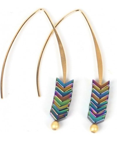 Chic Boho Arrow Drop Dangle Earrings for Women Girls Multicolor $4.95 Earrings