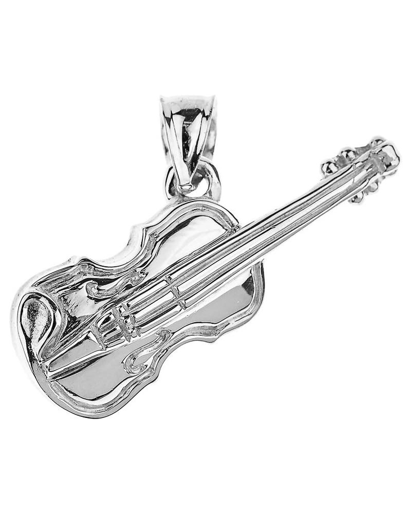 925 Sterling Silver Violin Music Charm Pendant $17.15 Pendants