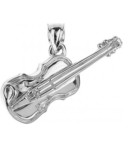 925 Sterling Silver Violin Music Charm Pendant $17.15 Pendants