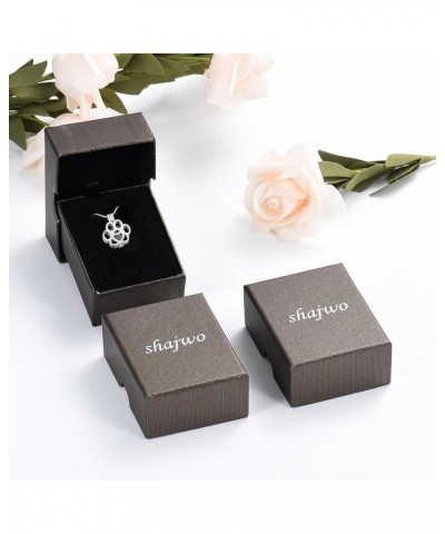 Pet Cremation Jewelry Dog Paw Urn Necklace for Ashes for Women Men of Loved Ones Memorial Locket Pendant Black $11.54 Others