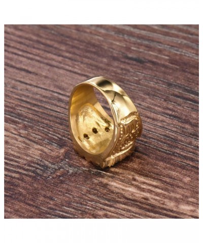 Gold Plating Cubic Zirconia Religious Our Lady of Guadalupe Virgin Mary Ring Religious Ring $11.14 Rings