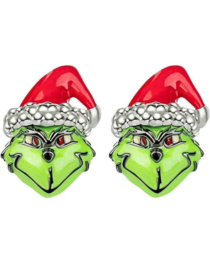 Dr Seus Classic Christmas Grich Earring Stud, Nightmare Before Christmas Ear Studs for Girls and Women 3 $7.50 Earrings