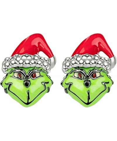 Dr Seus Classic Christmas Grich Earring Stud, Nightmare Before Christmas Ear Studs for Girls and Women 3 $7.50 Earrings