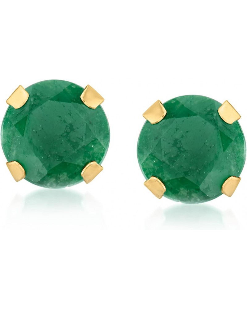 1.60 ct. t.w. Emerald Martini Stud Earrings in 14kt Yellow Gold $57.62 Earrings