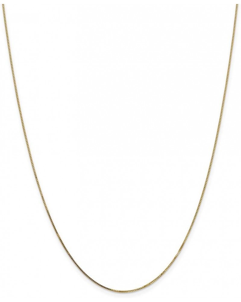 14k Yellow Gold .7mm Box Chain Necklace 24.0 Inches $74.40 Necklaces