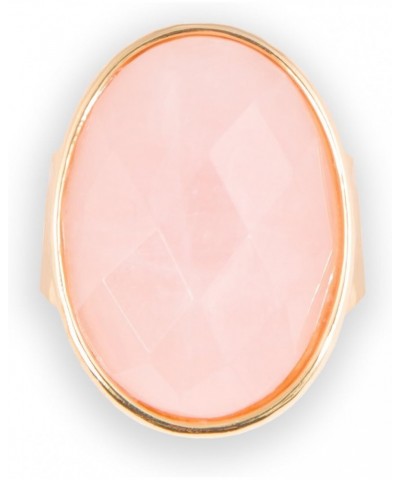 Pink Quartz Hyaline Ring $17.47 Rings