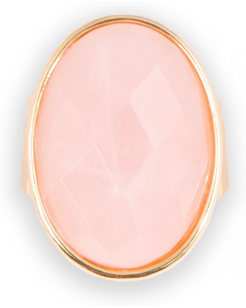 Pink Quartz Hyaline Ring $17.47 Rings