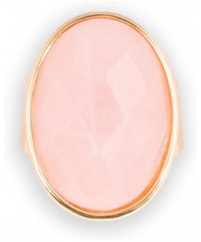 Pink Quartz Hyaline Ring $17.47 Rings