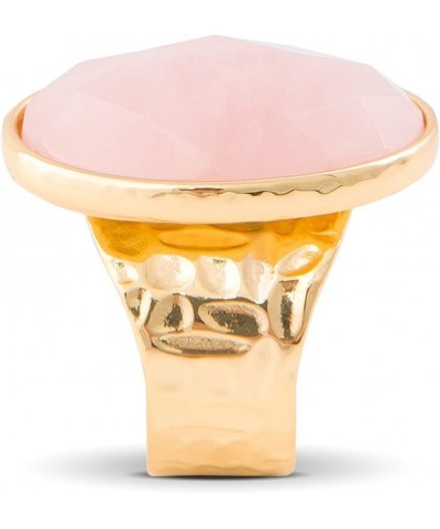 Pink Quartz Hyaline Ring $17.47 Rings