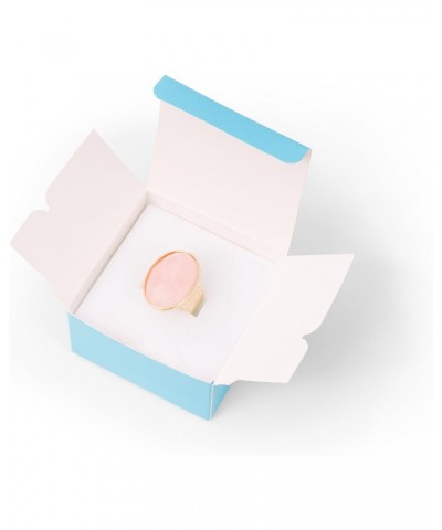 Pink Quartz Hyaline Ring $17.47 Rings