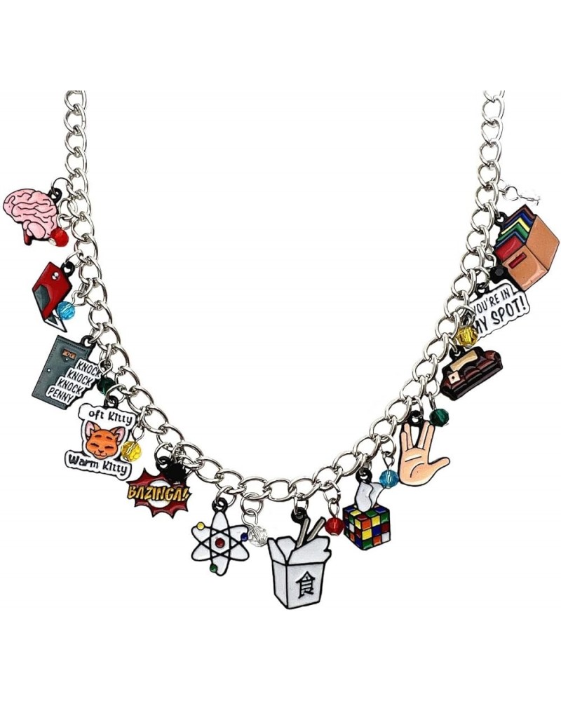 The Big Bang Thery Charm Necklace Original Design The Big Bng Theory Necklace Gifts for Girl Woman Men 1 $11.53 Necklaces