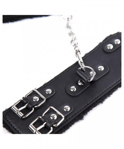 Trendy Black Leather Bracelet: Soft, Furry, and Adjustable for Fashionable Ankle Style Anklet $10.59 Bracelets