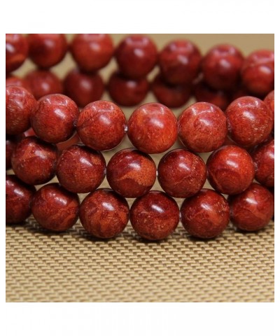 Natural Genuine Semi Precious Gemstones Healing 10mm Beaded Stretch Bracelet 7" Unisex Red Coral $7.40 Bracelets