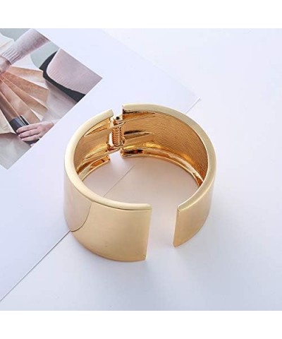 Gold Cuff Bangle Bracelets Wide Chunky Bangle Bracelet Irregular Statement Bracelet for Women Wrist Cuff Wrap Bracelet Hinge ...