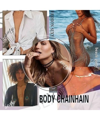 Layered Waist Chain for Women Gold Sequin Charms Belly Chain Sexy Snake Bikini Body Chain Boho Beach Round Snake Chain Waist ...